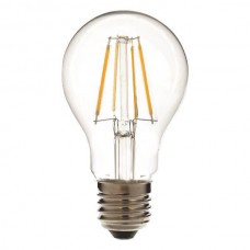 Λάμπα led 7W με φωτοκύτταρο ημέρας νύχτας E27 3000K θερμό λευκό φως filament διάφανο γυαλί A60 κοινή τύπου αχλάδι 806lumens 220V