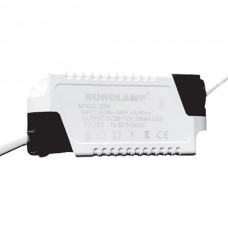 Ανταλλακτικό τροφοδοτικό για led panel 20W (20 watt) πλαστικό από 85V έως 265V AC 300MA