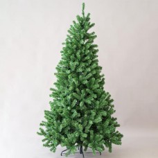 Χριστουγεννιάτικο δέντρο 210cm (2,10 μέτρα) πράσινο τύπου έλατο Alabama πολυτελείας pvc με διάμετρο 122cm μεταλλική βάση και 1158 κλαδιά