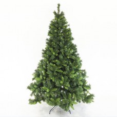 Χριστουγεννιάτικο δέντρο πράσινο 240cm (2,40 μέτρα) τύπου έλατο Virginia υλικό PVC διάμετρος 126cm μεταλλική βάση και 1598 κλαδιά