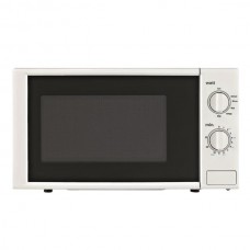 Φούρνος μικροκυμάτων 20 λίτρων 700W με 6 προγράμματα λειτουργίας μαγείρεμα κατά βάρος και απόψυξη χρώματος λευκός