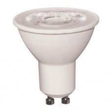 Λάμπα led GU10 6,5W ντιμαριζόμενη (dimmable) 4000K ενδιάμεσο φυσικό λευκό φως ευρείας ανοιχτής δέσμης 120° SMD 630lumens Φ50mm 220V