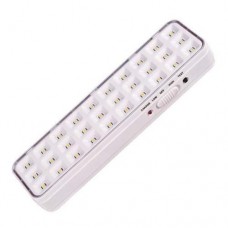 Φωτιστικό ασφαλείας 2W με 30 led (εφεδρικός φωτισμός) μπαταρίας λιθίου 1200mAh 120lumen ψυχρό λευκό φως μη στεγανό IP20 και μήκος 20,2cm