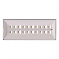 Eφεδρικός φωτισμός 3W με 20 led στεγανό IP43 (φωτιστικό ασφαλείας) μπαταρίας λιθίου 2200mAh 240lumen ψυχρό λευκό φως και μήκος 26cm