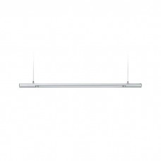 Φωτιστικό φθορίου T5 21W 112,6cm κρεμαστό με ντίζα λεπτό (slim) ψυχρό λευκό φως 6000Κ χρώματος ασημί