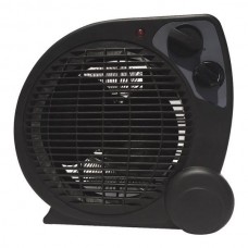 Αερόθερμο σώμα δωματίου 2000W με 2 ταχύτητες κάλυψη χώρου έως 20m² χρώματος μαύρο