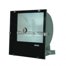 ΠΡΟΒΟΛΕΑΣ METAΛΛΟΥ HQI 1000W MAYΡΟΣ ME ΕΝΣΩΜΑΤΩΜΕΝΟ GEΑR BOX Ε40 ΣΤΕΓΑΝΟΣ IP65 