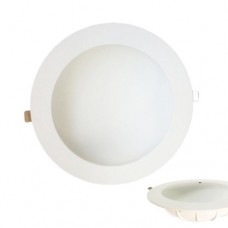 ΦΩΤΙΣΤΙΚΟ LED PANEL 30W (2400 LUMENS) ΧΩΝΕΥΤΟ ΣΤΡΟΓΓΥΛΟ SMD 140° ΛΕΥΚΟ ΣΤΕΦΑΝΙ Φ225 ΕΝΔΙΑΜΕΣΟ ΦΩΣ 4000Κ ΕΜΜΕΣΟΥ ΦΩΤΙΣΜΟΥ