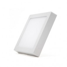 ΦΩΤΙΣΤΙΚΟ LED PANEL 24W (24 WATT) ΤΕΤΡΑΓΩΝΟ ΕΞΩΤΕΡΙΚΟ (ΕΠΙΤΟΙΧΟ) ΛΕΥΚΟ ΣΤΕΦΑΝΙ SLIM 225Χ225 ΕΝΔΙΑΜΕΣΟ ΛΕΥΚΟ ΦΩΣ 4000Κ