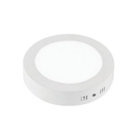 ΦΩΤΙΣΤΙΚΟ LED PANEL 24W ΣΤΡΟΓΓΥΛΟ ΕΞΩΤΕΡΙΚΟ ΛΕΥΚΟ ΣΤΕΦΑΝΙ SLIM Φ30 ΛΕΥΚΟ ΦΩΣ 4000Κ
