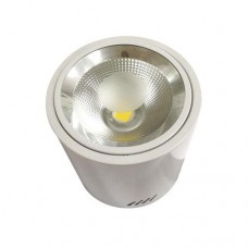 ΦΩΤΙΣΤΙΚΟ LED 50W ΕΞΩΤΕΡΙΚΟ COB PANEL ΣΤΡΟΓΓΥΛΟ ΛΕΥΚΟ 60° Φ225 ΛΕΥΚΟ ΦΩΣ 4000Κ