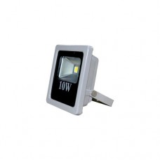 ΠΡΟΒΟΛΕΑΣ ΑΛΟΥΜΙΝΙΟΥ LED 10W (10 WATT) COB ΓΚΡΙ ΣΤΕΓΑΝΟΣ ΙP65 ΘΕΡΜΟ ΛΕΥΚΟ ΦΩΣ 3000Κ