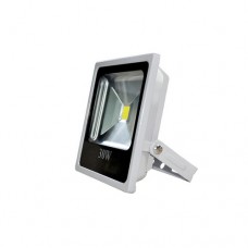 ΠΡΟΒΟΛΕΑΣ ΑΛΟΥΜΙΝΙΟΥ LED 30W (30 WATT) COB ΓΚΡΙ ΣΤΕΓΑΝΟΣ ΙP65 ΘΕΡΜΟ ΛΕΥΚΟ ΦΩΣ 3000Κ