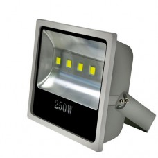 ΠΡΟΒΟΛΕΑΣ LED ΑΛΟΥΜΙΝΙΟΥ 250WATT ΓΚΡΙ 5Χ50W (250W) ΣΤΕΓΑΝΟΣ ΙP65 ΨΥΧΡΟ ΛΕΥΚΟ ΦΩΣ 6500Κ