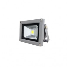 ΠΡΟΒΟΛΕΑΣ LED 10W (10WATT) 24V (ΧΑΜΗΛΗΣ ΤΑΣΕΩΣ) ΑΛΟΥΜΙΝΙΟΥ COB (800 LUMENS) ΓΚΡΙ ΣΤΕΓΑΝΟΣ ΙP65 ΨΥΧΡΟ ΛΕΥΚΟ ΦΩΣ 6500Κ