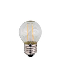ΛΑΜΠΑ LED ΔΙΑΚΟΣΜΗΤΙΚΗ FILAMENT 3W (ΑΠΟΔΟΣΗ 30W) ΣΦΑΙΡΙΚΗ (ΜΠΑΛΑΚΙ) ΔΙΑΦΑΝΗ Ε27 3000Κ ΘΕΡΜΟ ΛΕΥΚΟ