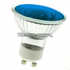 ΛΑΜΠΑ LED 3W GU10 230V SMD 120° ΜΠΛΕ ΧΡΩΜΑ
