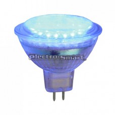 ΛΑΜΠΑ LED 3W MR16 12V AC/DC SMD 120° ΜΠΛΕ ΧΡΩΜΑ
