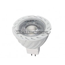 ΛΑΜΠΑ LED 7W MR16 12V AC/DC COB 40° ΕΠΑΓΓΕΛΜΑΤΙΚΗ ΥΨΗΛΗΣ ΦΩΤΕΙΝΟΤΗΤΑΣ ΘΕΡΜΟ ΛΕΥΚΟ 2700Κ