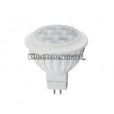 6W ΛΑΜΠΕΣ LED MR16 12V AC/DC ΙΣΧΥΟΣ (ΘΕΡΜΟ - ΛΕΥΚΟ - ΨΥΧΡΟ)