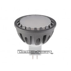 ΛΑΜΠΑ LED 5,5W MR16 12V AC/DC SMD 120° ΘΕΡΜΟ ΛΕΥΚΟ 2700Κ