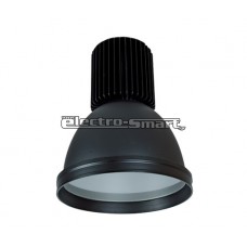 LED ΚΑΜΠΑΝΑ ΦΩΤΙΣΤΙΚΟ ΜΑΥΡΗ 30W 230V IP20 90° ΨΥΧΡΟ ΛΕΥΚΟ 5500Κ 