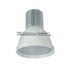 LED ΚΑΜΠΑΝΑ ΦΩΤΙΣΤΙΚΟ ΛΕΥΚΗ 30W 230V IP20 90° ΨΥΧΡΟ ΛΕΥΚΟ 5500Κ 