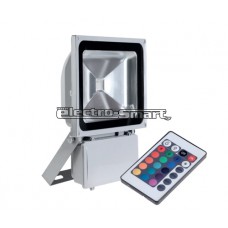ΠΡΟΒΟΛΕΙΣ LED ΑΛΟΥΜΙΝΙΟΥ RGB (ΔΙΑΦΟΡΑ ΧΡΩΜΑΤΑ) ΜΕ ΤΗΛΕΚΟΝΤΡΟΛ ΣΤΕΓΑΝΟΙ IP65 