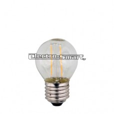 ΛΑΜΠΕΣ LED ΔΙΑΚΟΣΜΗΤΙΚΕΣ FILAMENT ΣΦΑΙΡΙΚΗ (ΜΠΑΛΑΚΙ) E27 ΘΕΡΜΟ ΛΕΥΚΟ 3000Κ