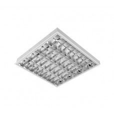 ΦΩΤΙΣΤΙΚΟ LED ΦΘΟΡΙΟΥ ΧΩΝΕΥΤΟ ΤΕΤΡΑΓΩΝΟ 60 X 60cm ΜΑΖΙ ΜΕ 4 (ΤΕΣΣΕΡΙΣ) ΛΑΜΠΕΣ LED 4 Χ 9W ΕΝΔΙΑΜΕΣΟ ΛΕΥΚΟ ΦΩΣ 4000Κ ΔΙΠΛΗΣ ΠΑΡΑΒΟΛΙΚΟΤΗΤΑΣ 
