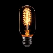 ΛΑΜΠΑ EDISON VINTAGE ΣΩΛΗΝΩΤΗ 11cm 60W ΘΕΡΜΟ ΦΩΣ 2700Κ ΝΤΙΜΑΡΙΖΟΜΕΝΗ (DIMMABLE) ΔΙΑΚΟΣΜΗΤΙΚΗ ΝΗΜΑΤΟΣ ΠΑΛΙΟΥ ΤΥΠΟΥ 210 lumens E27 230V