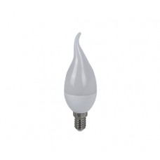 ΛΑΜΠΑ LED ΚΕΡΙ (ΚΕΡΑΚΙ) ΜΕ ΜΥΤΗ (ΤΣΟΥΝΙ) 6W Ε14 ΕΝΔΙΑΜΕΣΟ ΛΕΥΚΟ ΦΩΣ 4000Κ 230V 500lumens