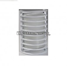 AΠΛIKA TOIXOY E27 ΣΤΕΓΑΝΗ IP44 ΥΨΟΣ 27cm ΛEYKH