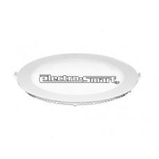 ΦΩΤΙΣΤΙΚΟ LED PANEL 25W ΧΩΝΕΥΤΟ ΣΤΡΟΓΓΥΛΟ ΛΕΥΚΟ ΣΤΕΦΑΝΙ 120° SLIM Φ30cm ΛΕΥΚΟ ΦΩΣ 4000Κ