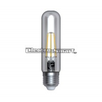 ΛΑΜΠΑ LED ΔΙΑΚΟΣΜΗΤΙΚΗ FILAMENT 6W ΝΤΙΜΑΡΙΖΟΜΕΝΗ (DIMMABLE) ΣΩΛΗΝΩΤΗ Φ30 ΔΙΑΦΑΝΗ Ε27 2800Κ ΘΕΡΜΟ ΛΕΥΚΟ ΦΩΣ