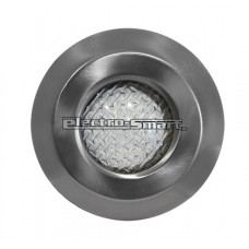 ΦΩΤΙΣΤΙΚΟ ΠΙΣΙΝΑΣ LED 4W (60LED) ΣΠΟΤ ΕΠΙΤΟΙΧΟ (ΕΞΩΤΕΡΙΚΟ) ΣΤΡΟΓΓΥΛΟ INOX ΣΤΕΓΑΝΟ IP68 12VAC RGB (ΕΝΑΛΛΑΓΗ ΧΡΩΜΑΤΩΝ ΜΕ 4 ΚΑΛΩΔΙΑ)