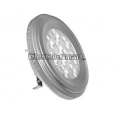 ΛΑΜΠΑ LED AR111 12W ΕΠΑΓΓΕΛΜΑΤΙΚΗ ΠΟΛΥ ΣΤΕΝΗ ΔΕΣΜΗ 24° SMD 12V AC/DC ΘΕΡΜΟ ΛΕΥΚΟ ΦΩΣ 3000Κ