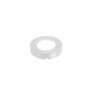 Φωτιστικό σπότ λευκό led panel slim 2W εξωτερικό επίτοιχο οροφής και τοίχου ενδιάμεσο λευκό φώς 4200Κ στρογγυλό 7cm x 1,45cm 110 lumens