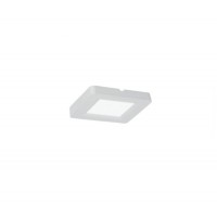 Φωτιστικό σπότ λευκό led panel slim 2W εξωτερικό επίτοιχο οροφής και τοίχου ενδιάμεσο λευκό φώς 4200Κ τετράγωνο 7cm x 7cm 110 lumens