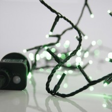 Χριστουγεννιάτικα 240 led λαμπάκια (φωτάκια) πράσινο χρώμα σε σειρά με πρόγραμμα και πράσινο καλώδιο 1495cm στεγανά IP44