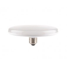 ΛΑΜΠΑ LED 18W ΣΤΡΟΓΓΥΛΗ E27 1200 LUMENS 120° SAUCER U95 Φ15cm ΘΕΡΜΟ ΛΕΥΚΟ ΦΩΣ 3000Κ