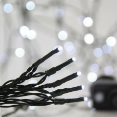 1500 led Χριστουγεννιάτικα λαμπάκια (φωτάκια) ψυχρό χρώμα σε σειρά με πρόγραμμα και πράσινο καλώδιο 7795cm στεγανά IP44