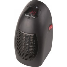 Αερόθερμο μίνι πρίζας 400W κεραμικό κάλυψη εώς 10-15m² με χρονοδιακόπτη 12 ωρών και led οθόνη