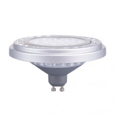 Λάμπα led ar111 220v gu10 13,5w θερμό λευκό φως 2700κ ντιμαριζόμενη (dimmable) στενή δέσμη 24° επαγγελμάτικη 1200lumen