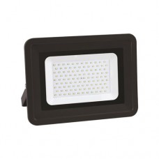 Προβολέας led 100W smd ενδιάμεσο λευκό 4000Κ extra slim τύπου tablet 31 x 25cm αλουμινίου χρώμα μαύρο στεγανός αδιάβροχος IP65 8500lumens