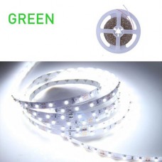 Ταινία Led 6W πράσινο φως 12V DC μη στεγανή IP20 εύκαμπτη αυτοκόλλητη 120°