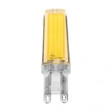 Λάμπα G9 led 5W COB σιλικόνης θερμό λευκό φως 3000Κ 230V AC Φ1,5cm 400lumen 360°