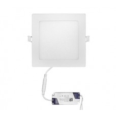 ΦΩΤΙΣΤΙΚΟ LED PANEL 12W ΕΝΔΙΑΜΕΣΟ ΛΕΥΚΟ ΦΩΣ 4000K ΧΩΝΕΥΤΟ ΨΕΥΔΟΡΟΦΗΣ 17Χ17cm ΤΕΤΡΑΓΩΝΟ ΛΕΥΚΟ ΣΤΕΦΑΝΙ 850lumens 