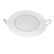ΦΩΤΙΣΤΙΚΟ LED PANEL 6W ΕΝΔΙΑΜΕΣΟ ΛΕΥΚΟ ΦΩΣ 4000Κ ΣΠΟΤ ΧΩΝΕΥΤΟ ΨΕΥΔΟΡΟΦΗΣ ΣΤΡΟΓΓΥΛΟ Φ12cm ΛΕΥΚΟ ΣΤΕΦΑΝΙ 300lumens
