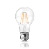 Λάμπα led filament edison 11W κοινή (αχλάδι) A60 2800K θερμό λευκό φως διάφανο γυαλί Ε27 ευρείας δέσμης 360° 1100lumen 230V